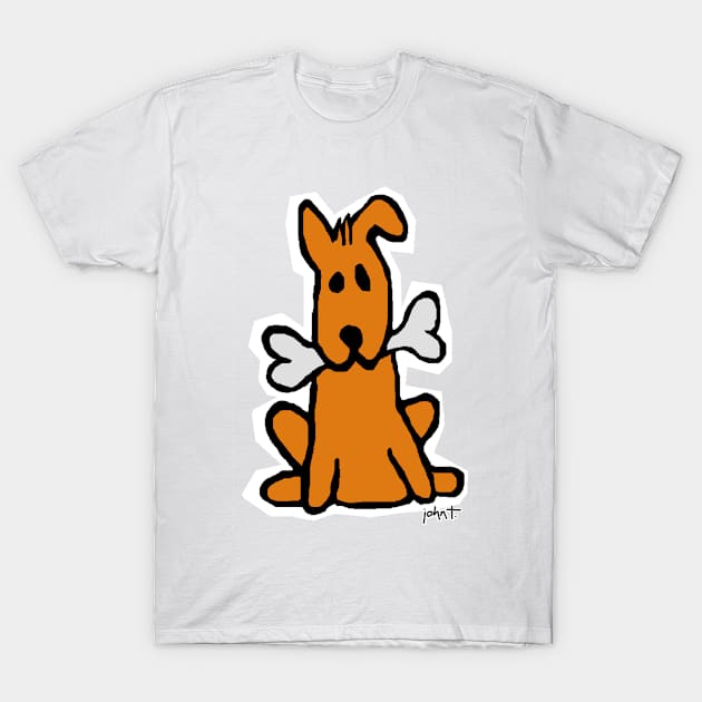 Dog & Bone T-Shirt by JohnT